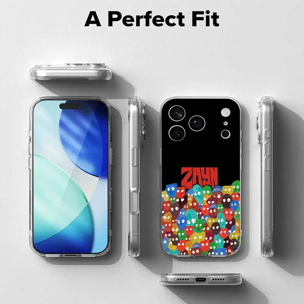 Singer Zayn Malik Phone Case Transparent IMD For IPhone 17 16 15 14 13 12 11 PRO MAX PLUS Mini Soft Cover