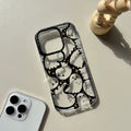 Funny Specter Full Screen Small Ghost Cute Expression Phone Case For iPhone 17 16 15 14 13 12 11 Pro MAX MINI XR XS MAX 7 8 Plus