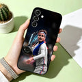 A-Antoine G-Griezmann Soccer Phone Case For Samsung Galaxy A73,A72,A71,A70,A53,A52,A51,Soft Silicone Black Cover