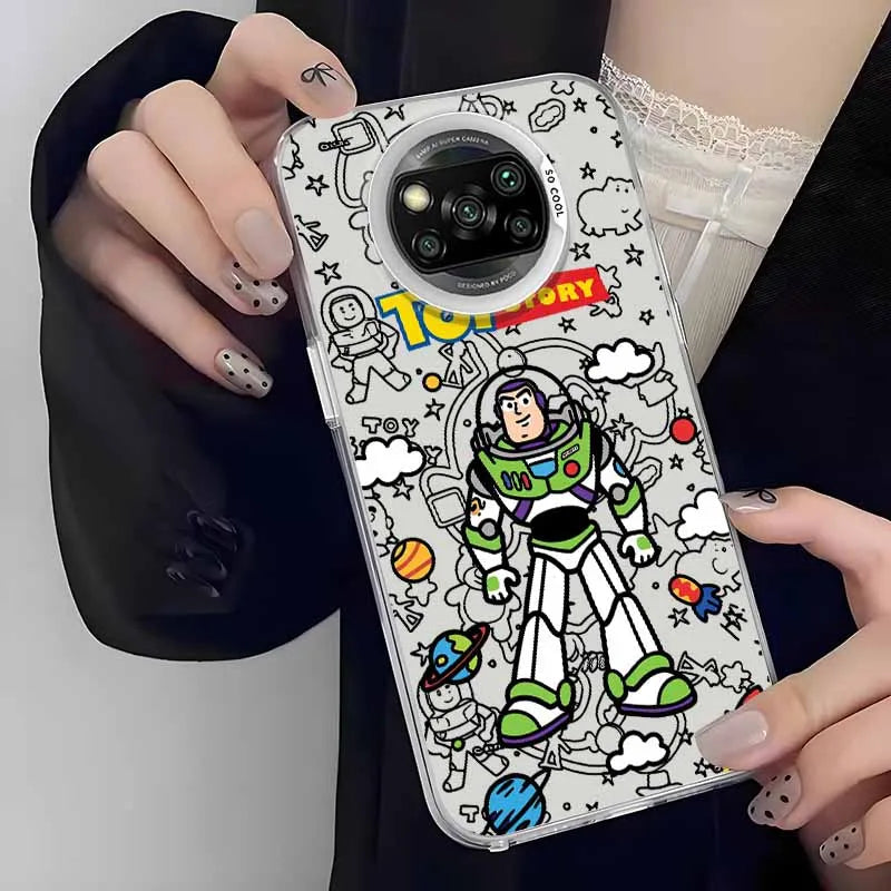 Disney Toy Story For Xiaomi 15T 14 14T 13 13T 12 12T 11 Pro POCO X7 X6 X5 X3 F6 F5 NFC Cover Funda Soft Capa Colorful Phone Case