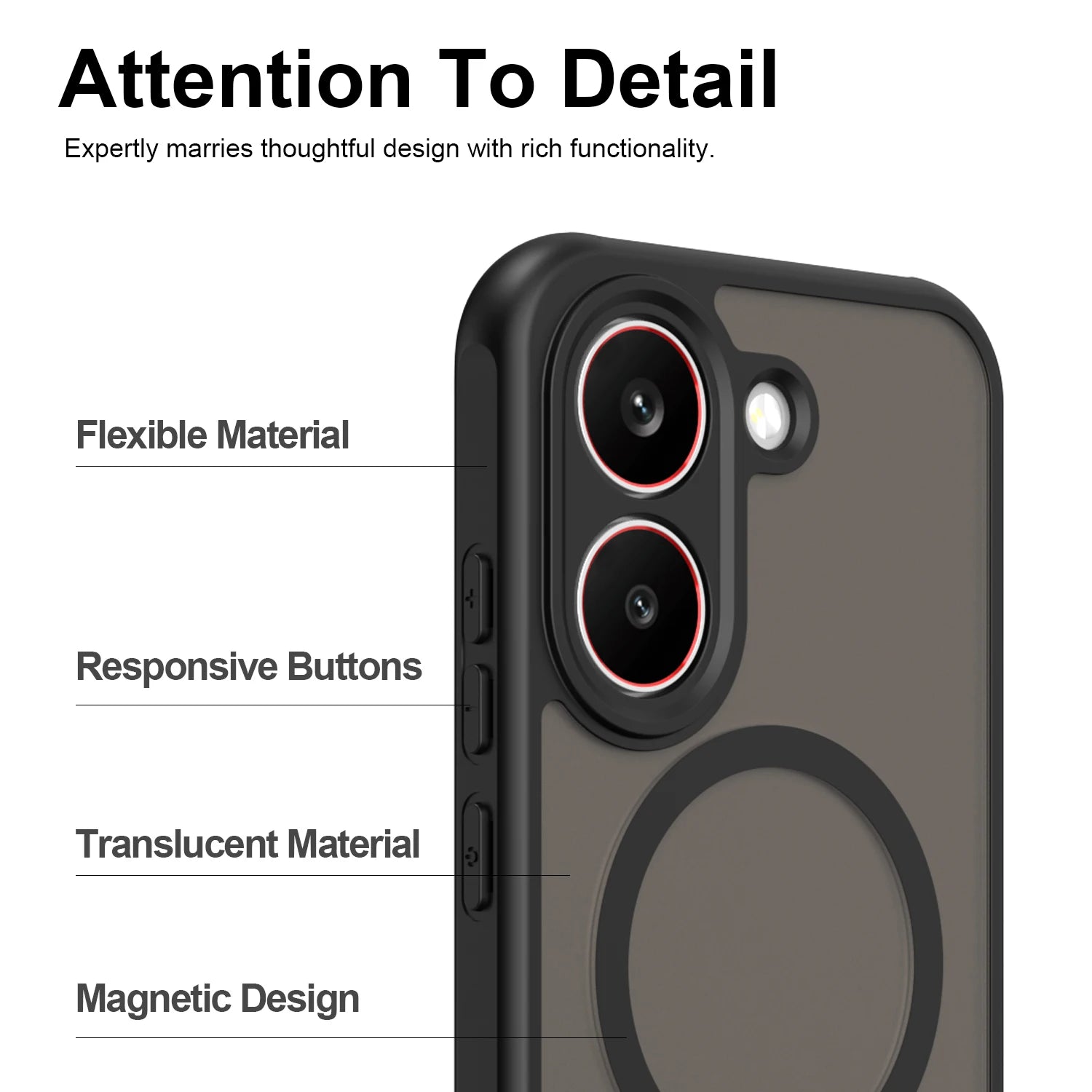 Case For Xiaomi Poco X8 Pro Max M8 Pro Coque Matte Translucent For Magsafe Magnetic Shockproof Cover For Redmi Note15 Pro Plus