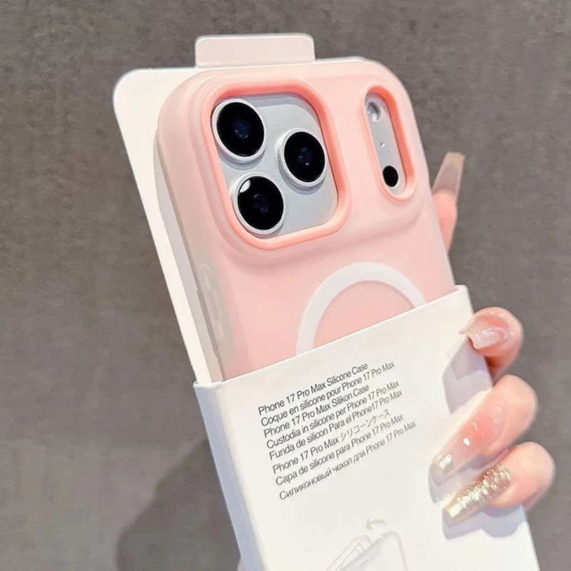 Luxury Candy Color 2 IN 1 Magnetic Case For iPhone 17 Air 16 15 14 13 12 11 Pro Max Plus For Magsafe Wireless Charge Matte Cover