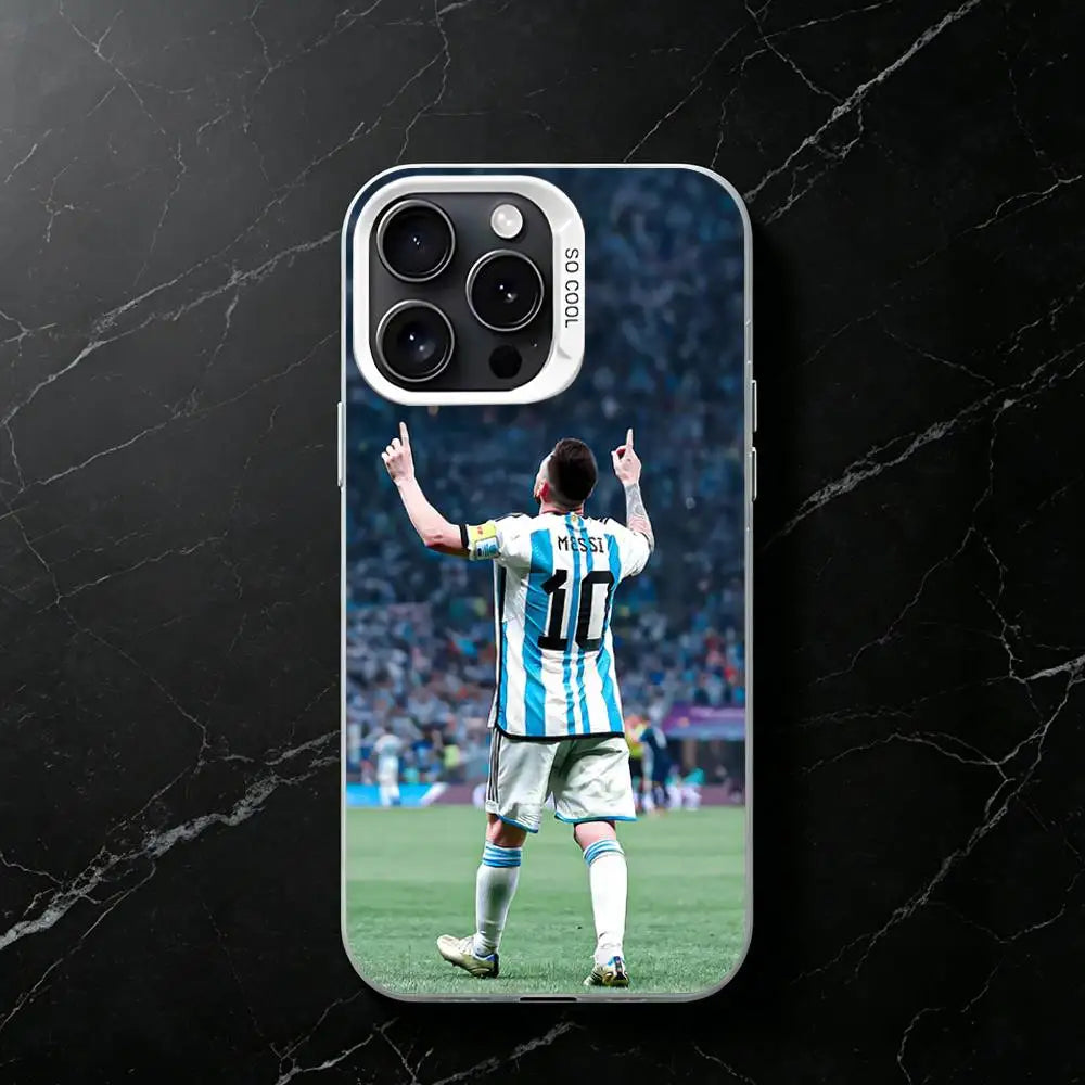Argentina Futbol Team Phone Case for iPhone 17 16 15 14 13 12 11 Pro Plus Max Mini X XS Air Stylish Cover