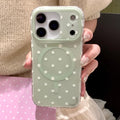 Fashion Polka Dot Candy Color Magnetic For Magsafe Phone Case For iPhone 17 16 15 14 Pro Max Wireless Charging IMD Soft Cover