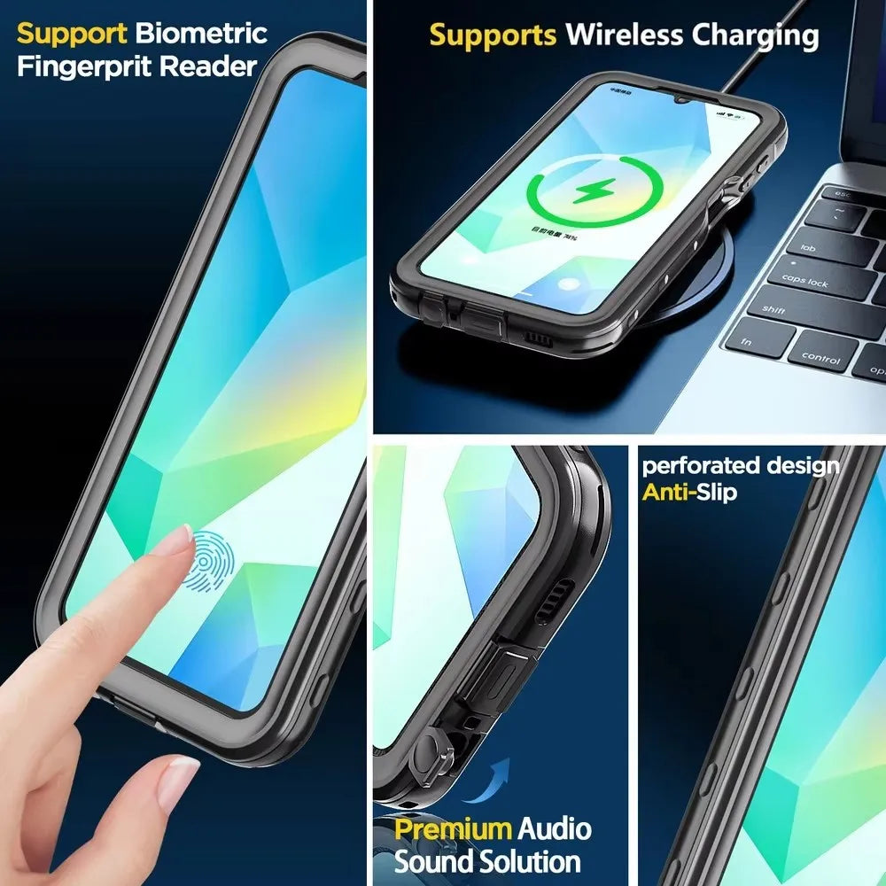 Outdoor Underwater IP68 Waterproof Diving For Samsung Galaxy A16 A26 A36 A56 A15 A25 A35 A55 Shockproof Protect Phone Cover Case