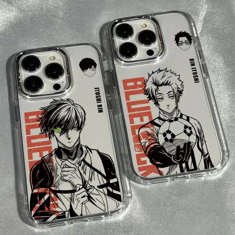Anime BLUE LOCK Phone Case for Samsung Galaxy S25 S24 S23 S22 S21 S20 Note20 FE Ultra Edge Plus 4G 5G Transparent Soft Cover