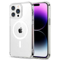 For Magsafe Magnetic Wireless Charging Case For iPhone 15 14 13 12 11 Pro Max X XR 7 8 Plus Transparent Protection Back Cover