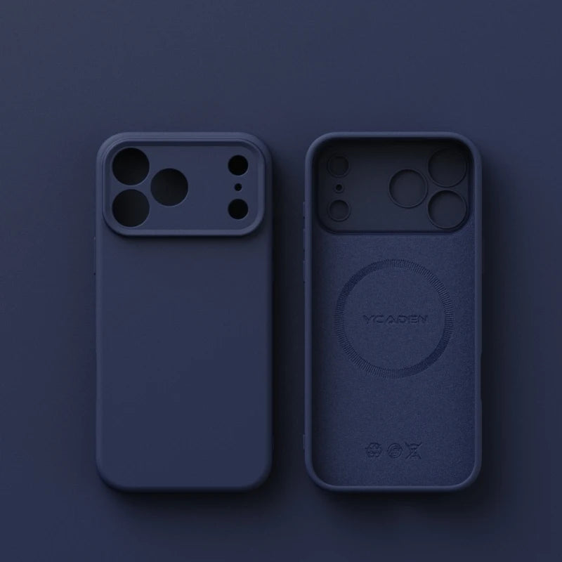 Matte Skin Liquid Silicone Case for iPhone 17 Pro Max Magnetic for Magsafe Wireless Charging Candy Bumper for iPhone 17 17pro