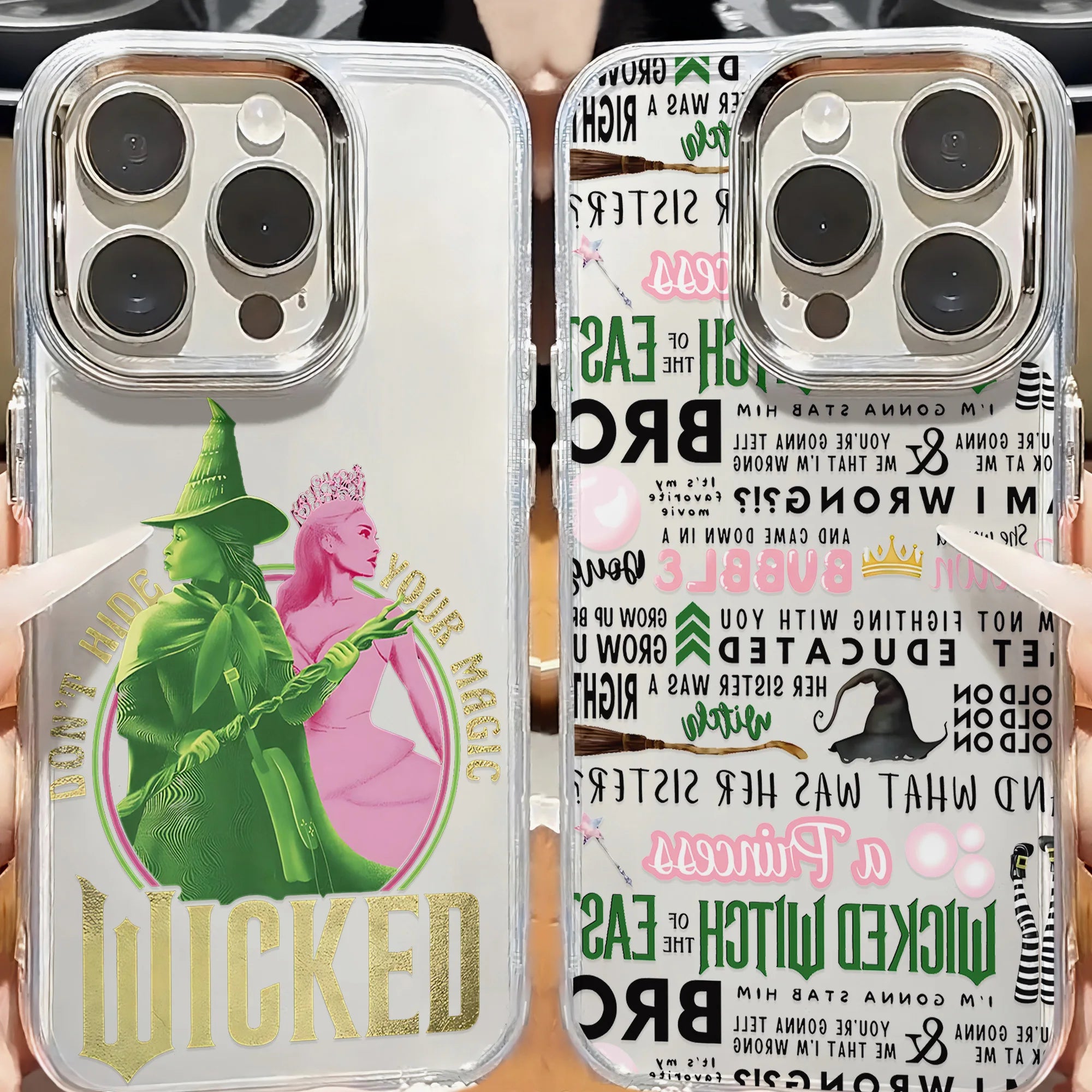 Hot W-Wicked Movie G-Glindas Phone Case For Google Pixel 10 9 8 7 8A 9A XL Pro 4G 5G Transparent Soft Silicone TPU Back Cover
