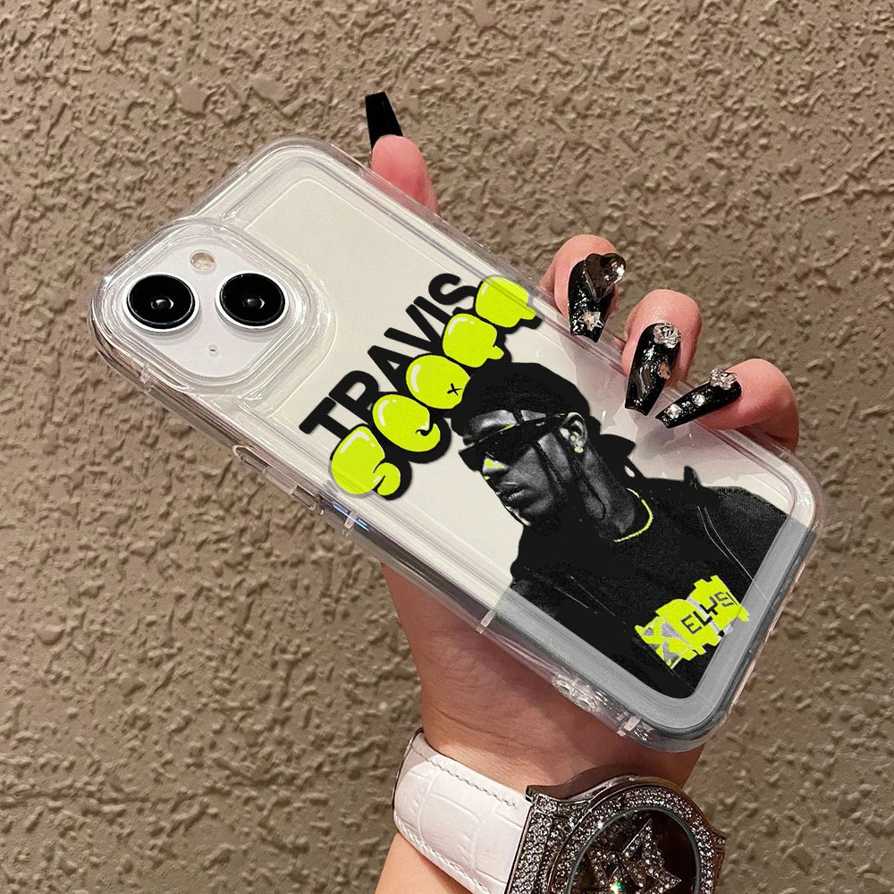 T-Travis S-Scott Cactus Jack Phone Case for Apple iPhone 17 Air 16 15 14 Plus 13 12 11 Pro Max Airbag Anti Drop Cover