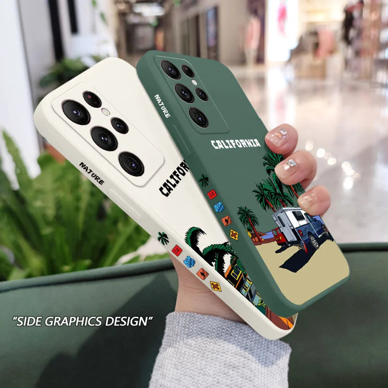 Travel Road Phone Case For Samsung Galaxy S26 Plus Ultra Silicone Cover