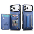 Wrist Strap Flip RFID Wallet with Card Holder Phone Case for IPhone Air 17 16E 16 Plus 15 14 13 12 11 Pro Max Leather Cover