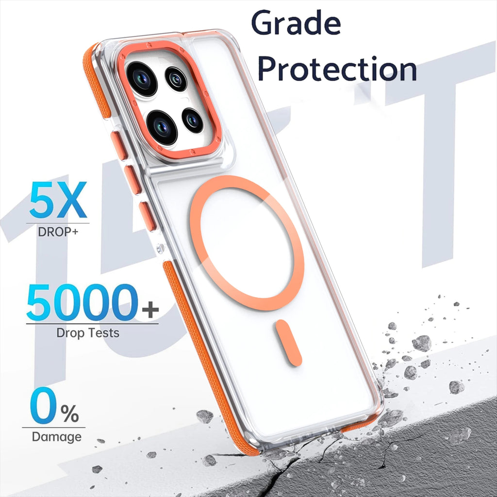 Luxury Shockproof Magnetic Transparent Case for Motorola Moto G stylus 2025 2024 G5G G Play GPower 2025 2024 For Magsafe Cover