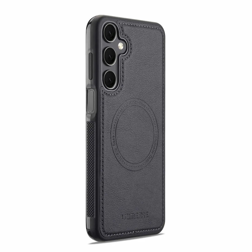 Magnetic Leather Phone Case for Samsung Galaxy S26 S25 S24 S23 S22 S21 Plus Ultra A55 A56 A54 A36 A35 A16 5G Mag-safe Soft Cover