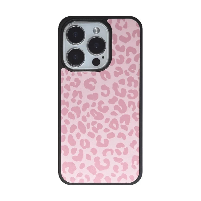 INS Sweet Cool Girl Leopard Pattern Bow Phone Case For iPhone17 Air 16Pro Max 15 14 12 13 11 Pro Plus Anti Fall Protective Cover