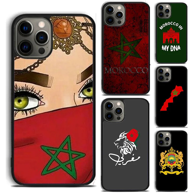 Morocco Flag Moroccan Unique phone Case Cover For iPhone 17 Air 16 15 14 Plus apple 16 11 12 13 Pro Max coque