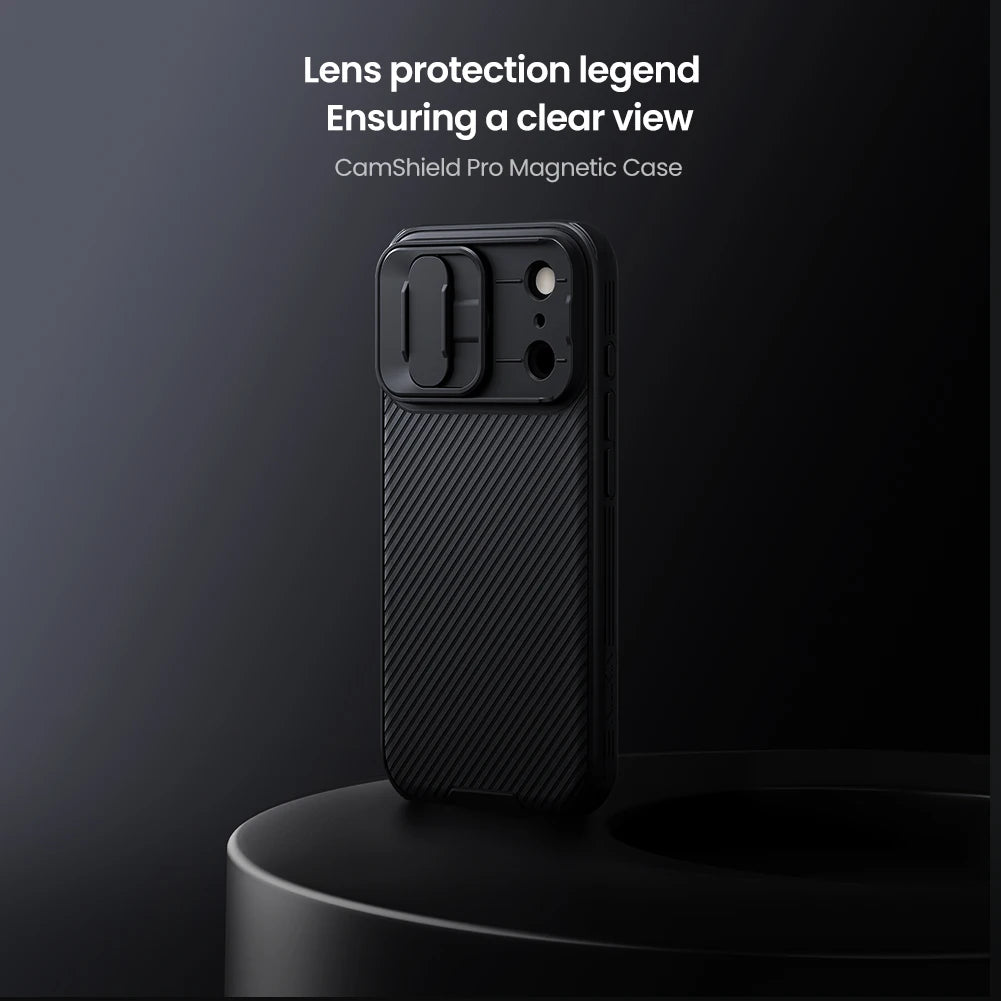Nillkin Magnetic Case For iPhone 17 Pro Max Anti Fingerprint Shockproof Back Cover