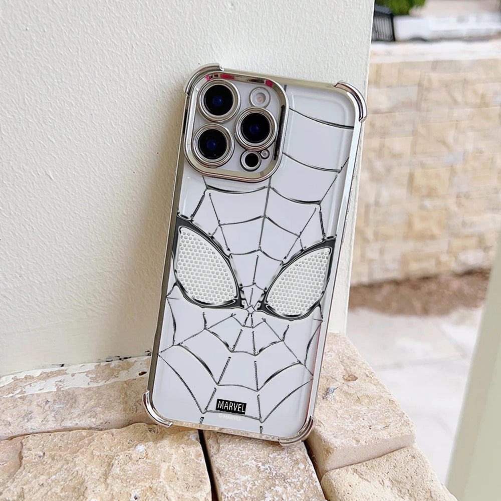 Marvels Spider-Man Venom Phone Case For Samsung S24 S23 S22 S21 S20 FE Note20 Plus Ultra Lite 5G Shockproof Clear Armor Cover