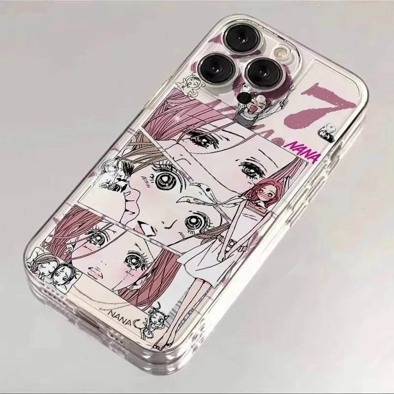 Anime Beautiful Girl Nana Phone Case For Tecno Spark Go 30C 10 Camon 40 30 20 19 Pova 7 6 5 4 Pro itel S23 A70 4G 5G Clear TPU