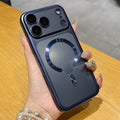 Luxury Matte Translucent Magnetic Phone Case For iPhone 17 Pro Max 17Pro Air Cases For Magsafe Wireless Charging Protector Cover
