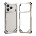 Oatsbasf Metal Slim Phone Case for iPhone 17 Air/17 Pro/17 Pro Max Case Frameless Minimalist Wireless Charging Protecitve Cover