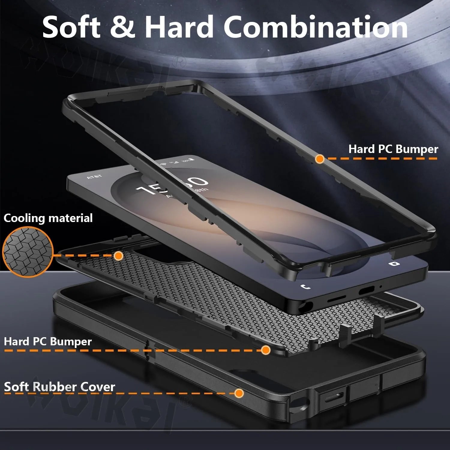 For Samsung Galaxy S26 Ultra S26 S25 Ultra S24 Plus Shockproof Case Heavy Duty Anti-Scratch Rugged Grade Kickstand Phone Cover