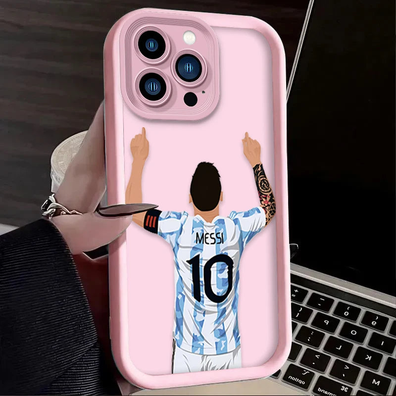 Football M-messi Protective Case for Xiaomi Redmi Note 13 12 11 Pro Plus 4G 5G 12S 11S 10S 10 9 9S Redmi 14C 13C 12C A3 12 Cover
