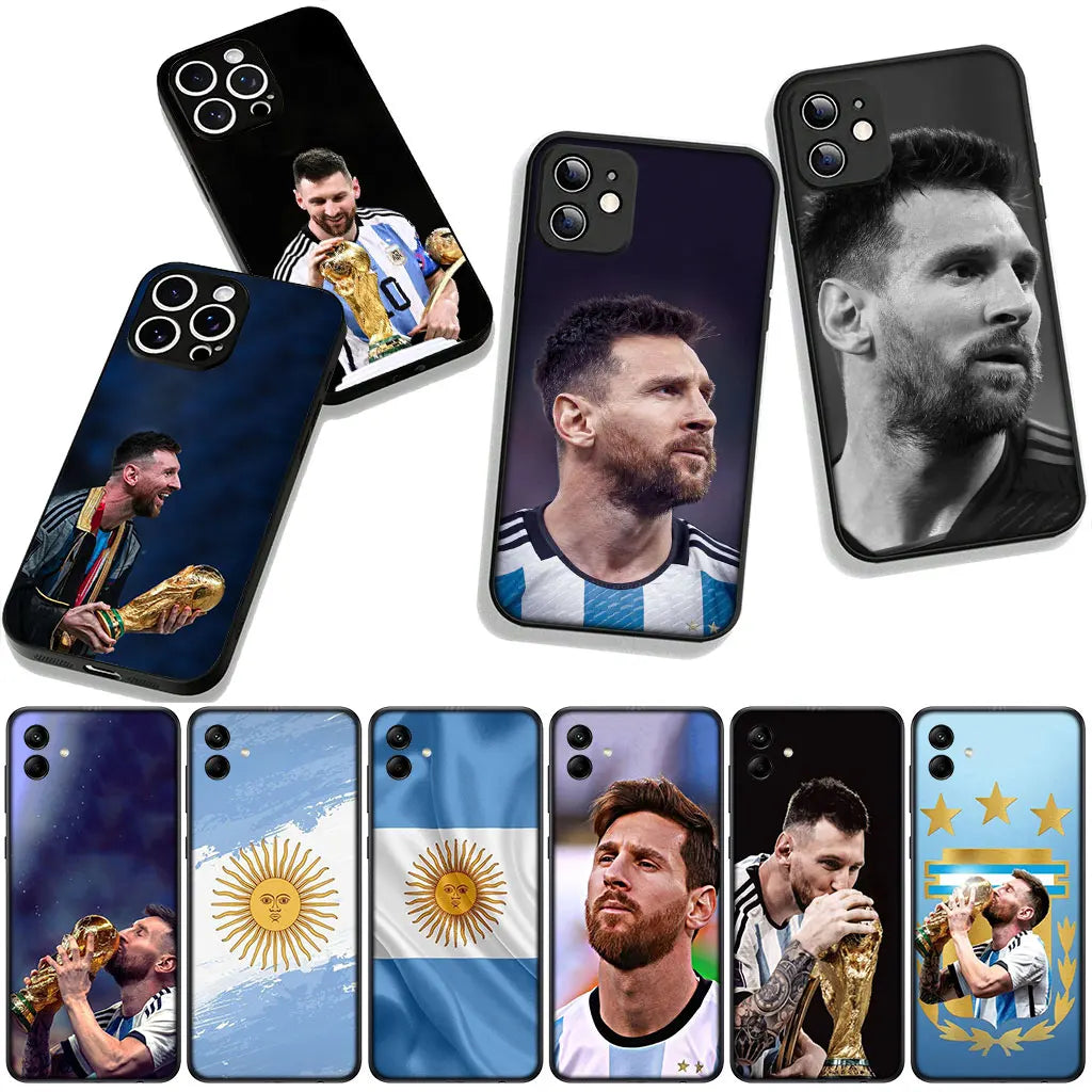 Argentina Flag Football Number 10 Champion Cover for Xiaomi Redmi Note 11 15 9 10 Pro Plus 8 A5 9A 9T 10A 10C 9C NFC 15C 8T Case