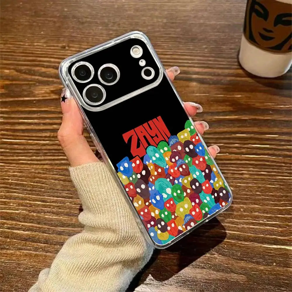 Singer Zayn Malik Phone Case Transparent IMD For IPhone 17 16 15 14 13 12 11 PRO MAX PLUS Mini Soft Cover