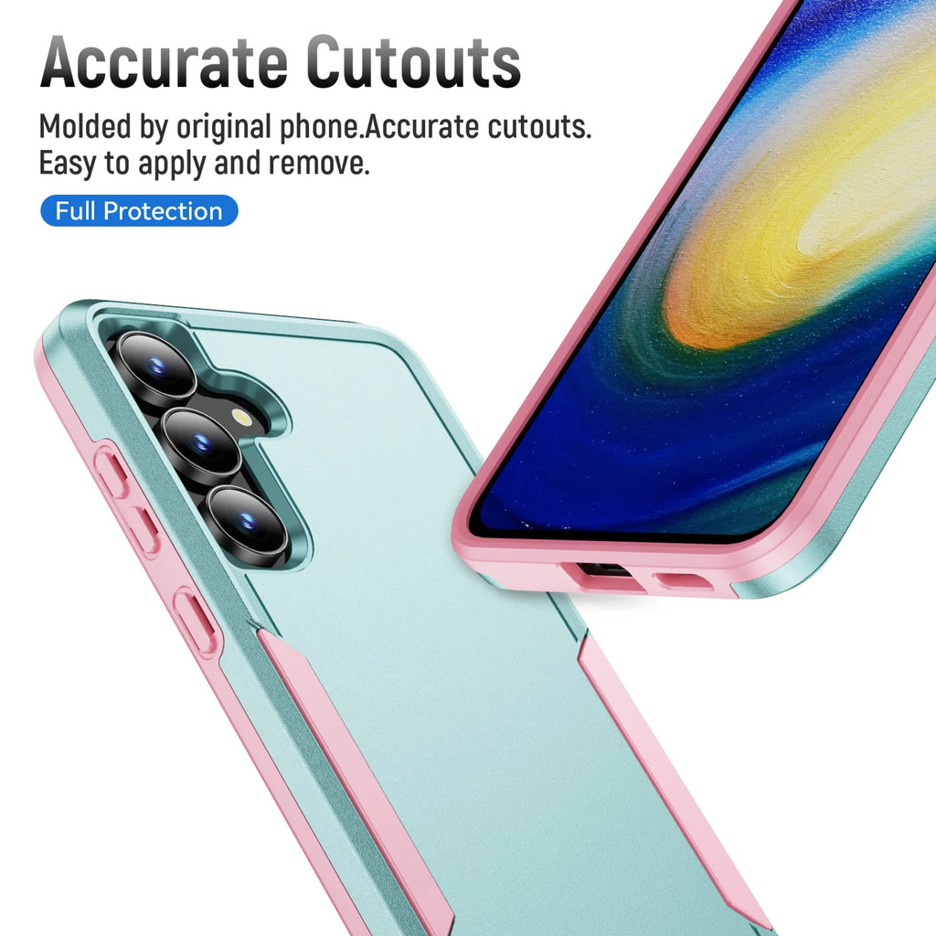 Hybrid Color Shockproof Phone Case for Samsung Galaxy A57 5G A17 A37 A56 A36 A16 A26 A55 A35 A15 A54 A14