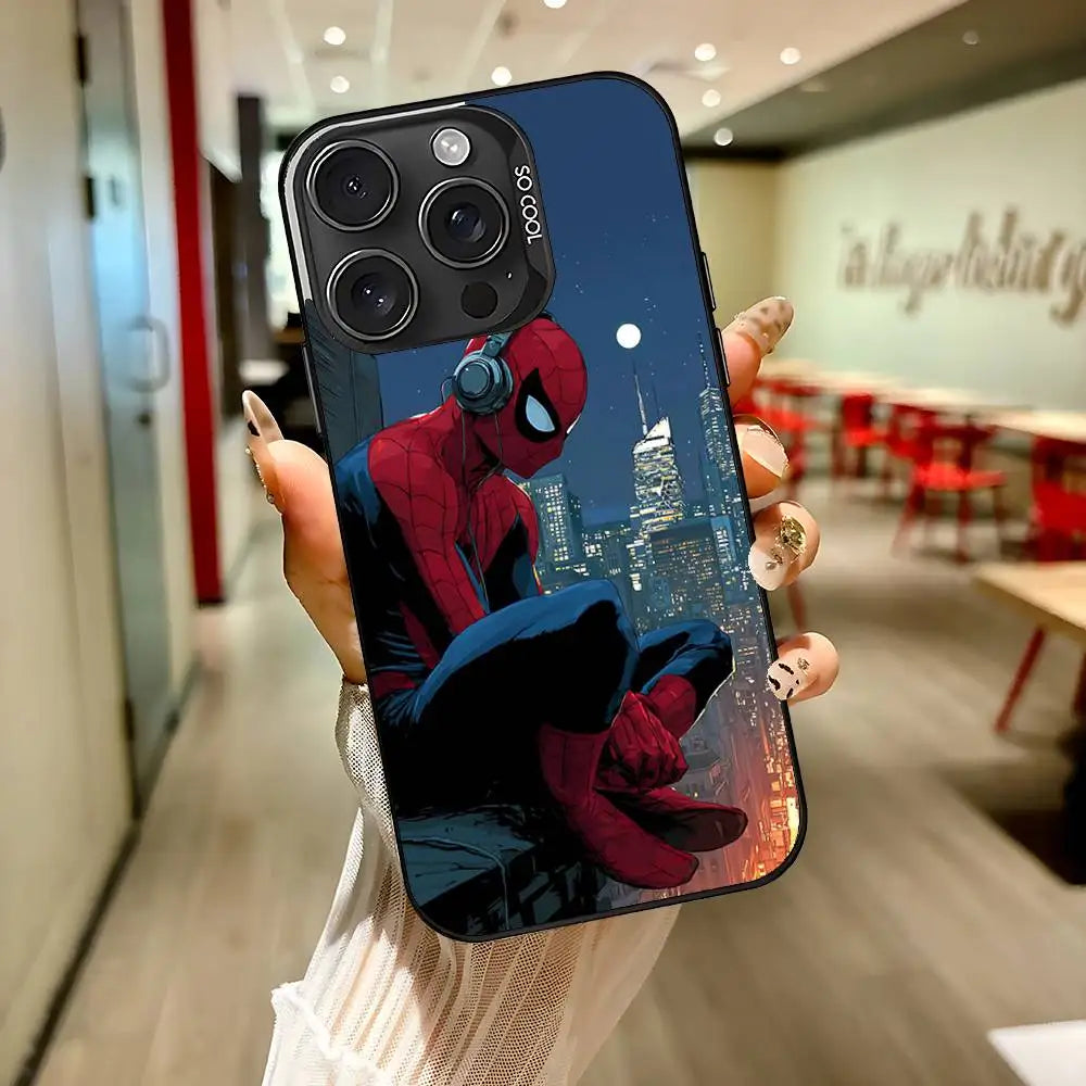 Cool S-Spider-Man-S Phone Case For IPhone 17 16 15 11 12 13 14 Pro Max 16 Plus 12 Mini 7 8 XR XS 15Pro MAX Cove