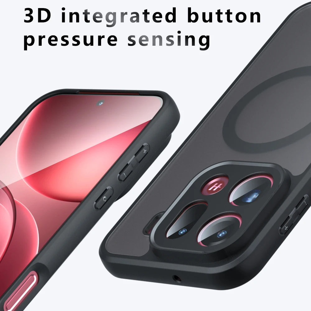 For Magsafe Magnetic Wireless Charging Case For OPPO Find X9 Pro FindX9Pro 5G Shockproof Matte Back Cover Coque