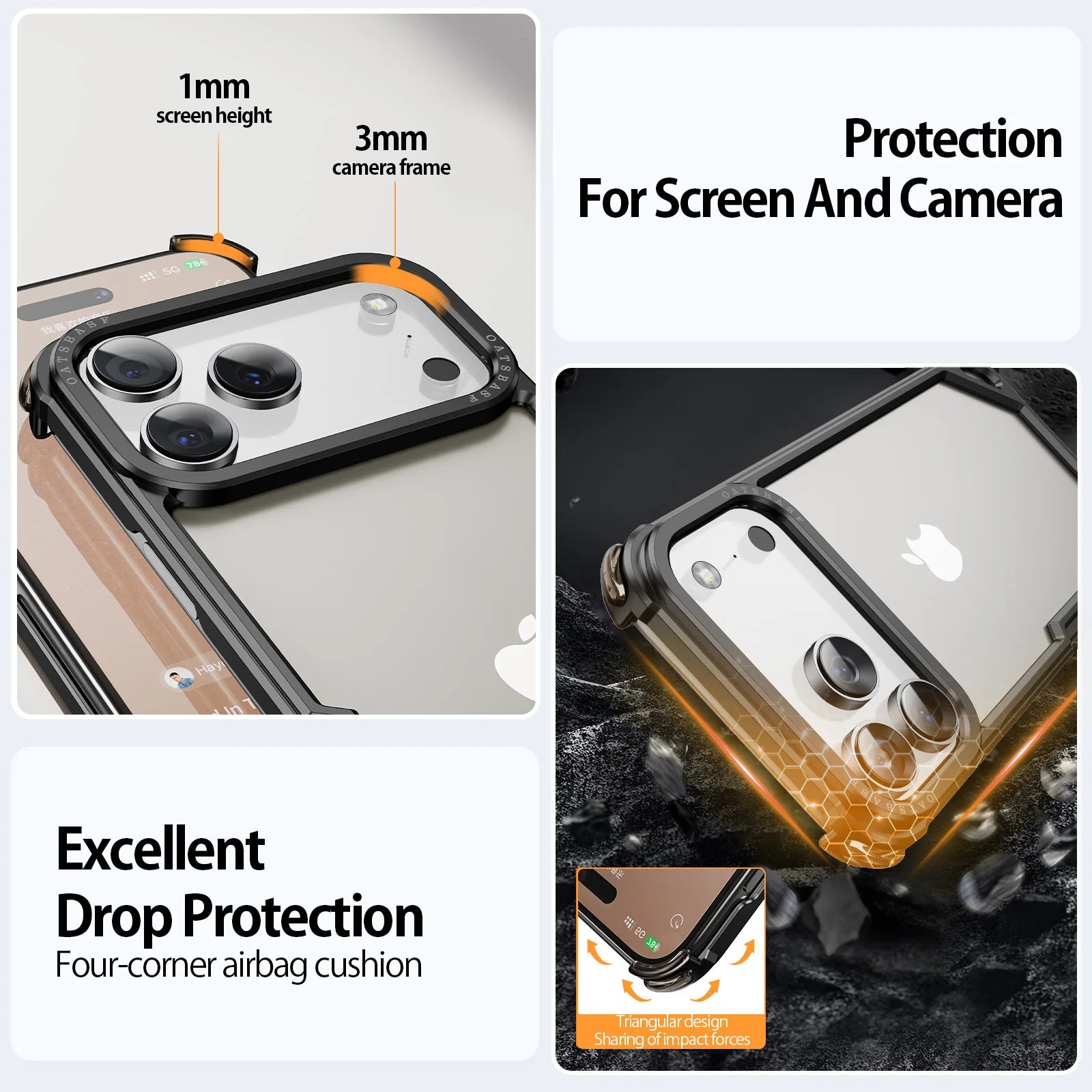 Eary Metal Frameless Phone Case for iPhone 17 Pro Max Air Ultra-thin for Magsafe Shell Shockproof Protector Aluminum Alloy Cover