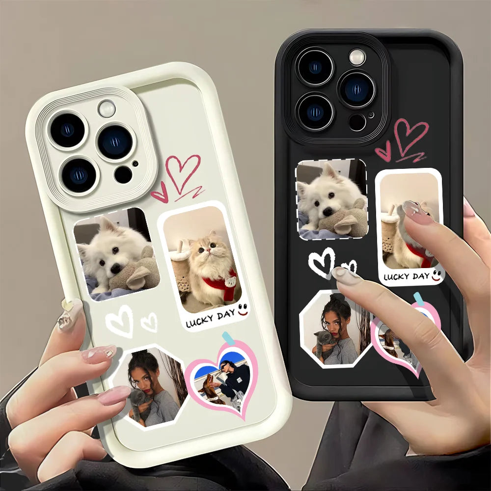 DIY Customized For iPhone 17 16 16e 15 14 13 12 11 Pro Max XS XR 7 8 Plus SE 2020 Your Photo Silicone Phone Case Back Cover