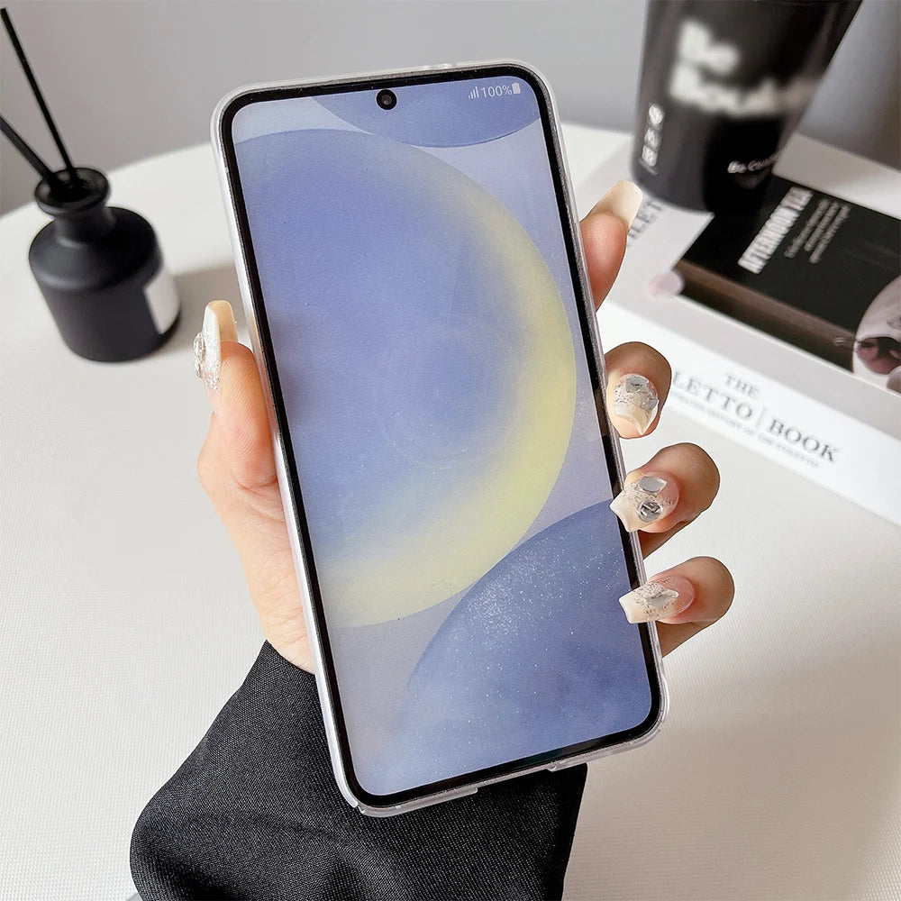 For Magsafe Wireless Charge Magnetic Case For Samsung S26 Ultra S25 S24 S23 S22 Plus FE S25 Edge Matte Translucent Hard PC Cover