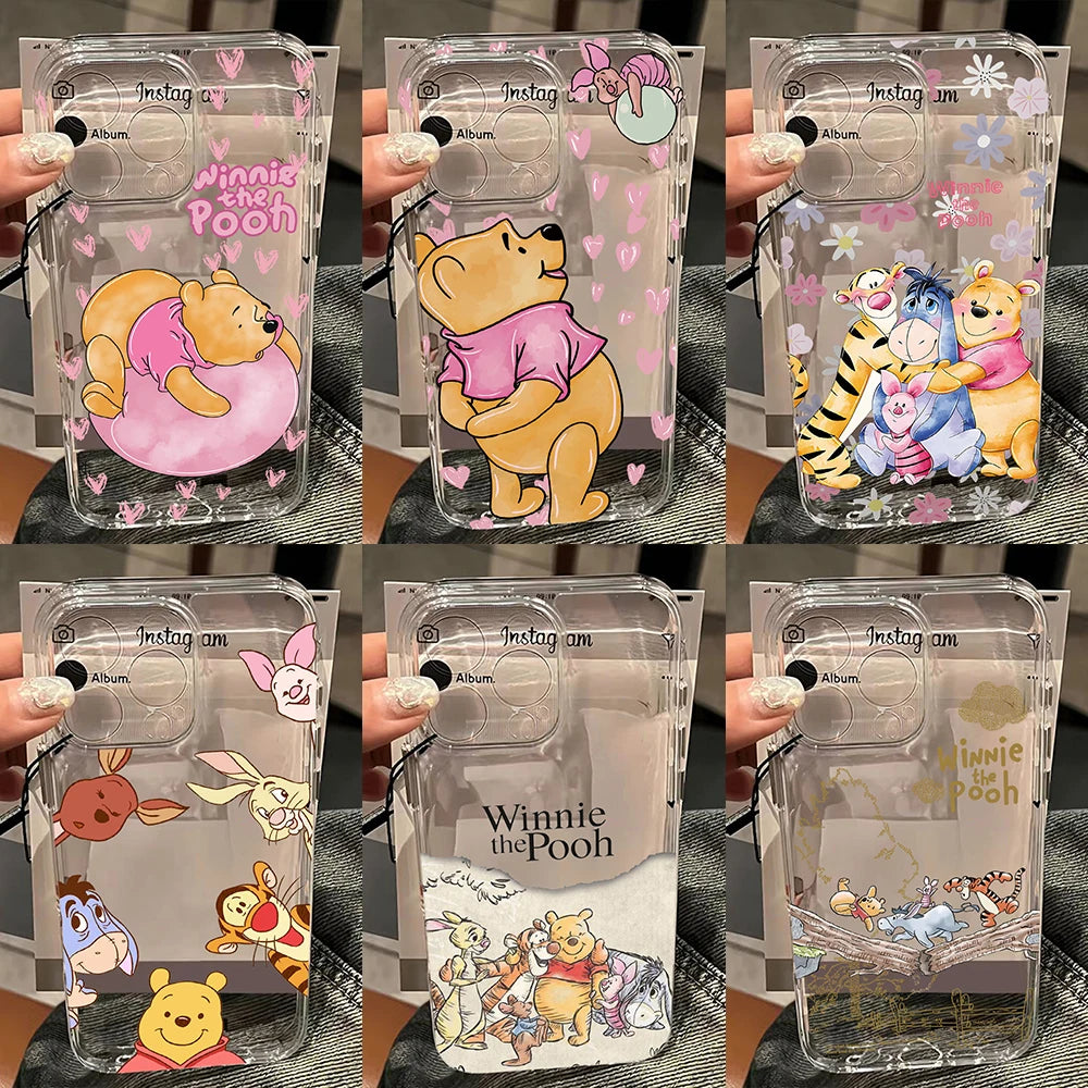 Lovely W-Winnie the P-Pooh Phone Case For iPhone 17e 17 16 16e 15 14 13 12 11 Mini Pro Max X XR XSMax 7 8 Air Plus Back Cover