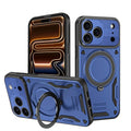 Case For iPhone 17 16 15 14 13 12 Pro Max Air 16e 16 15 14 Plus colorful Ring Bracket Magnetic Holder Cover Shockproof Armor