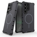 Anti-slip Bumper Armor Magnetic Phone Case For Samsung S24 S25 S26 Plus S23 Ultra A56 A55 A54 A35 A34 A25 A15 For Magsafe Cover