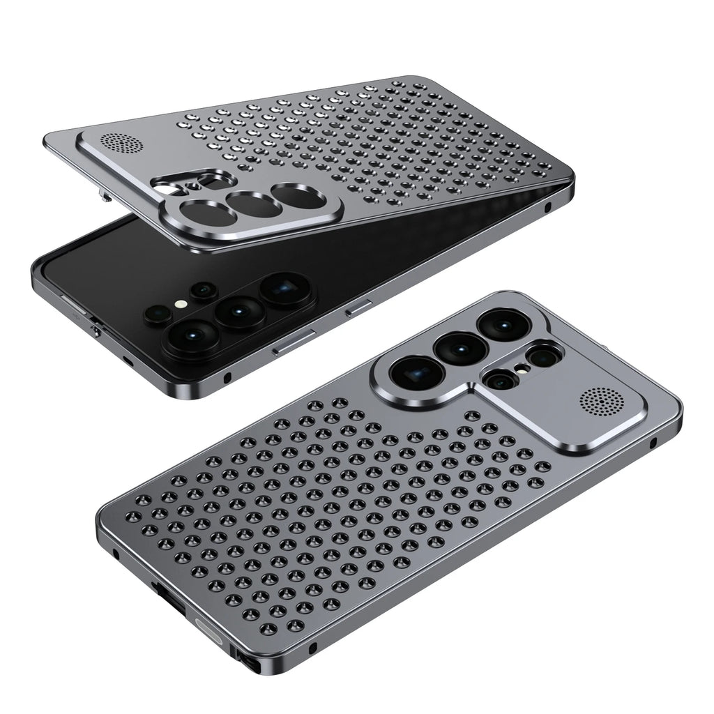 Heat dissipation Aluminum metal Case for Samsung Galaxy S26 ultra S25 ultra S24 ultra Camera protect Anti-fall Shockproof Cover
