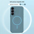 For Samsung S25FE Case Skin-friendly Liquid Silicone Magnetic Anti-drop Cover For Samsung Galaxy S25 FE Wireless Charging Funda