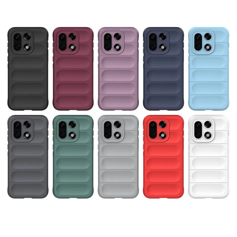 For OnePlus 15 Case Cover OnePlus 15 Cover Bumper Anti-Slip Silicone Shockproof TPU Protective Phone Back Cover For OnePlus 15