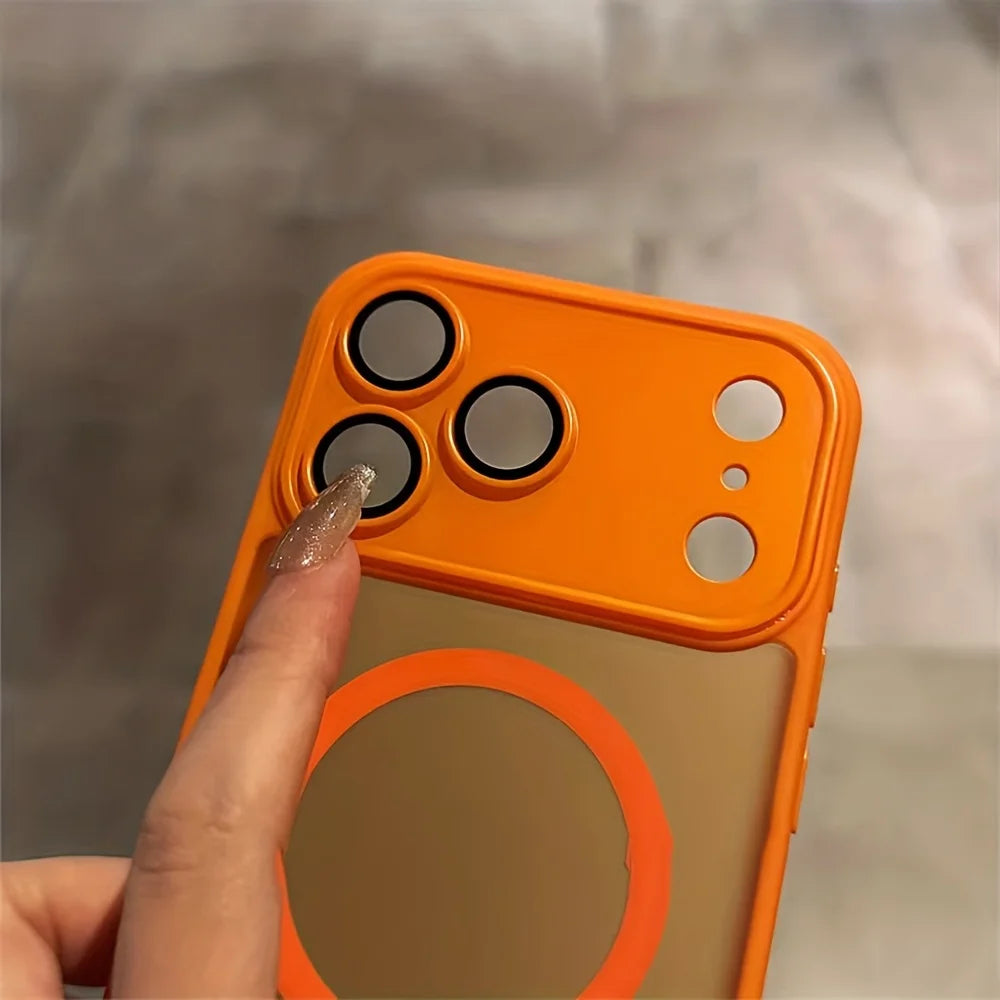 Magnetic Luxury Matte Translucent Shockproof For IPhone 17  16 15 14 Plus 13 Pro Max For Magsafe Back Cover