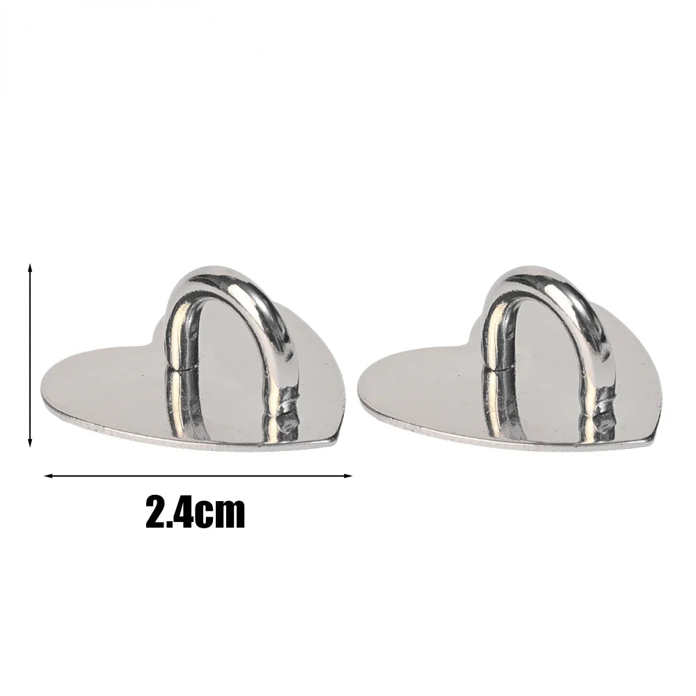 Y2K Ins Mobile Phone Charm Hook Cute Adhesive Metal Mini Phone Grip Creative UniversalDIY Chain Ring Holder for IPhone Samsung
