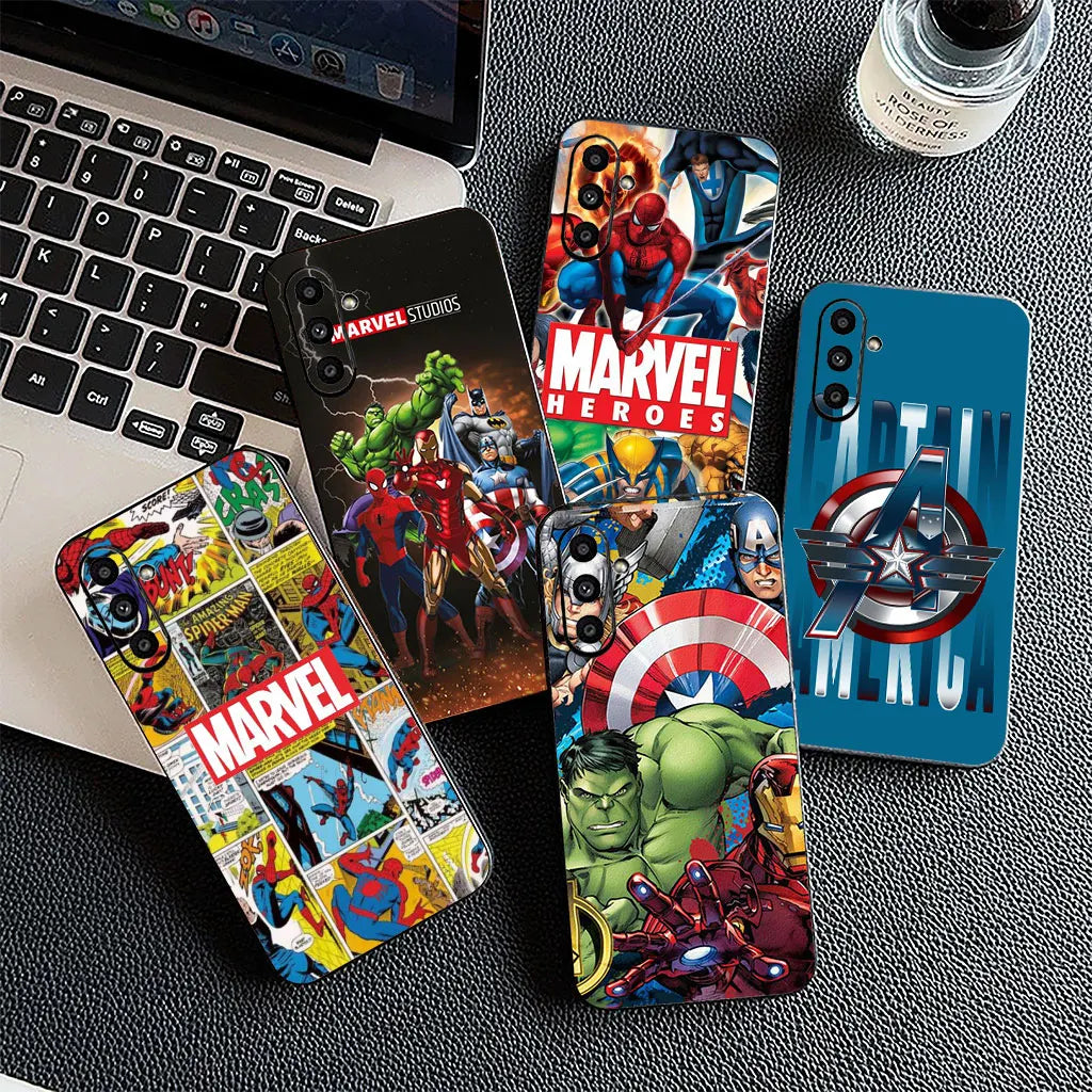 Cover for Motorola Moto G86 G14 G35 G34 G45 G55 G64 G75 G85 G24 G15 G54 G57 Power Case Superheroes Marvels Iron Man Avengers
