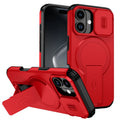 Shockproof Foldable Magnetic Stand Phone Case For iPhone 17 16 15 14 13 12 11 Pro Max Air 16E Full Body Lens Protection Cover