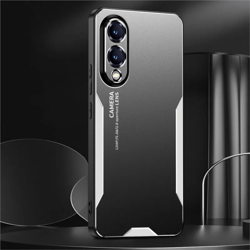 For Samsung Galaxy S25 Edge Case Metal Aluminum Protecting Lens Frost Prevent Fingerprints Metal+TPU Cover For Samsung S25 Edge