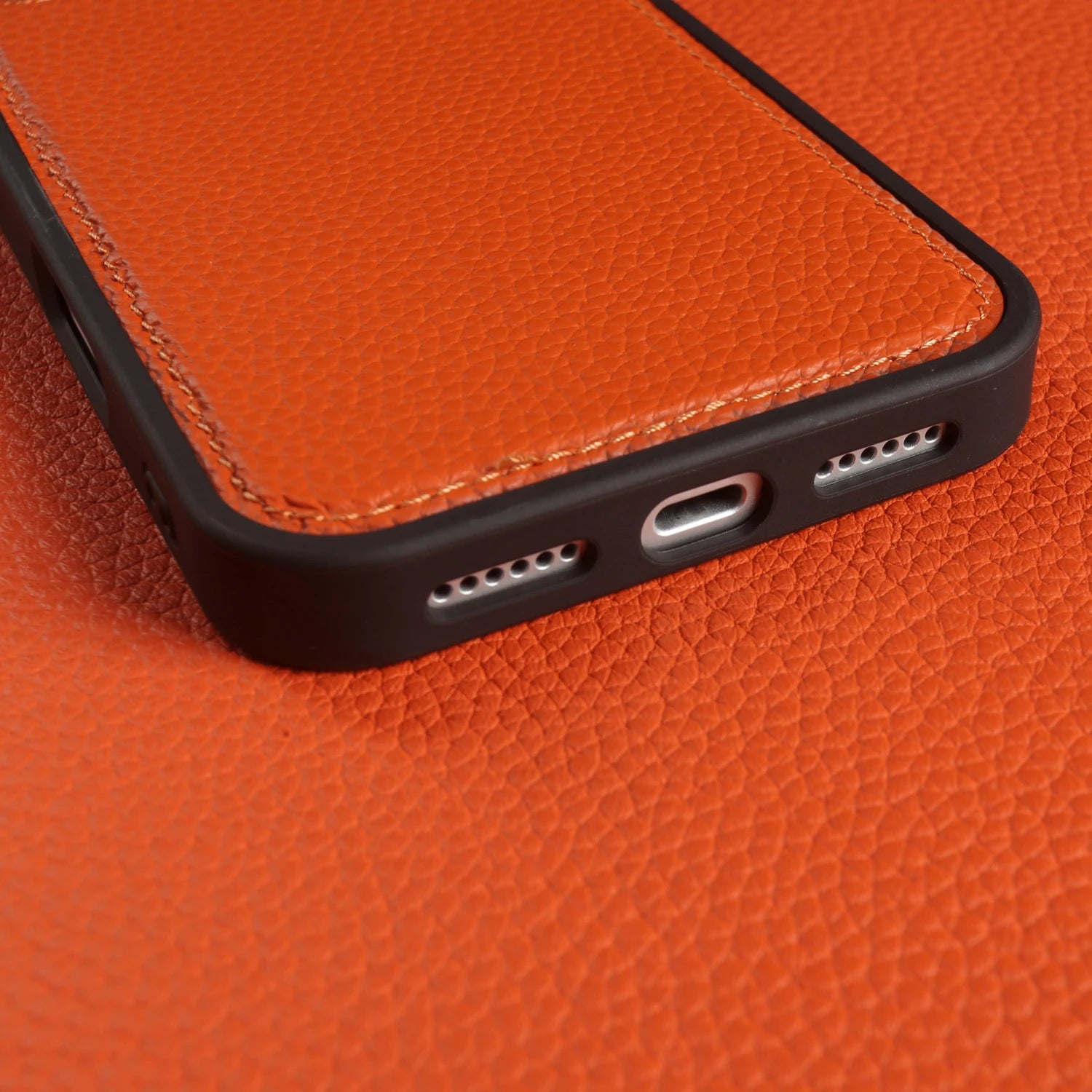 For Magsafe Lychee Genuine Leather Case For iphone 17 Pro Max 16 15 14 Air 17e 16e 11 12 13 Phone Case Magnetic Back Cover Coque
