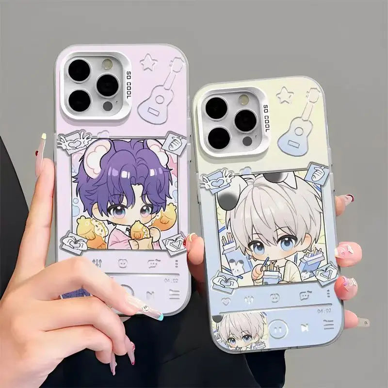 Love and Deep Space Characters For iPhone Case 16 15 14 13 12 11 Pro Max XS XR Max 7 8 Plus Mini Y2K Anti Drop Protective Cover