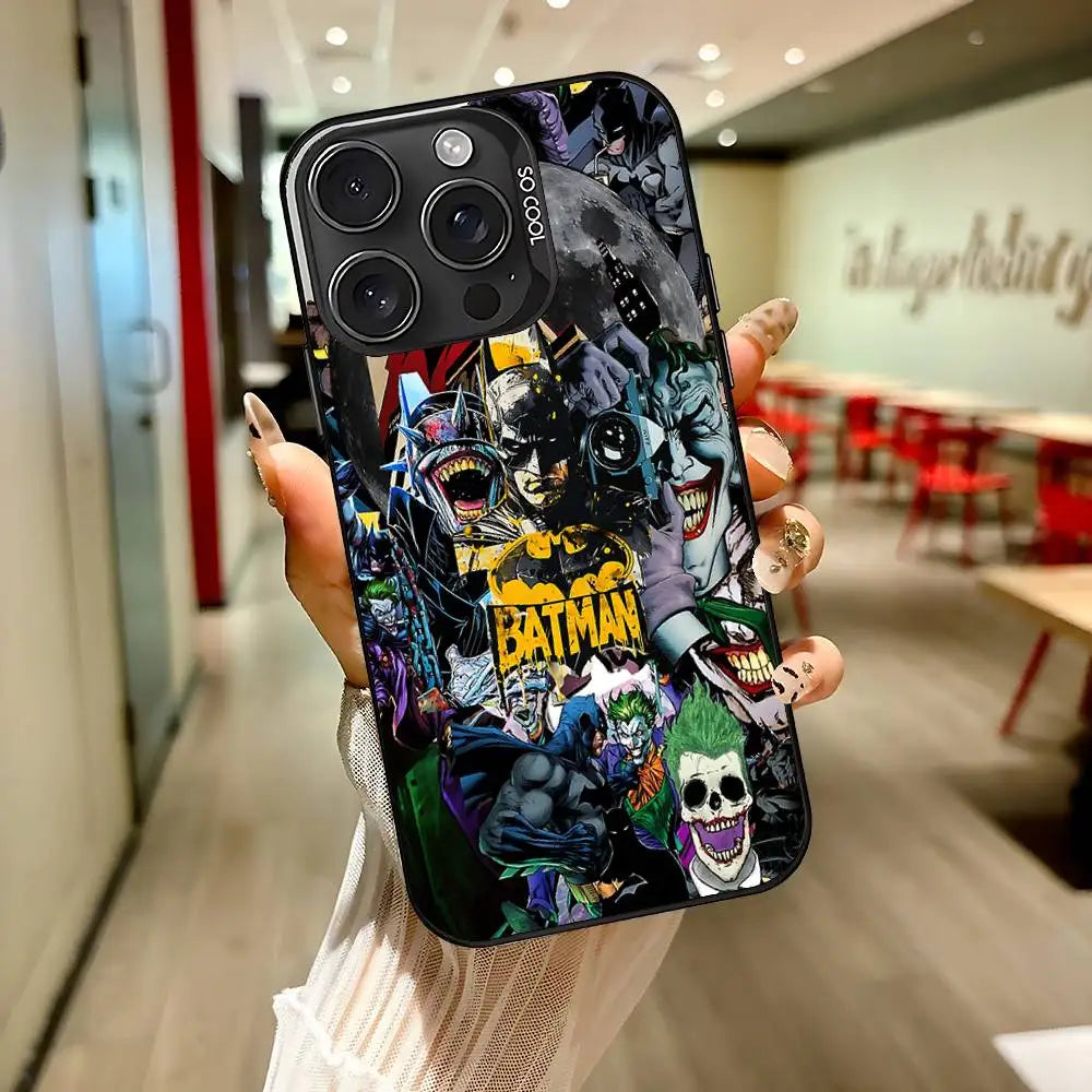 Cool-H-Batmans-S Fashion Phone Case For IPhone 17 16 15 11 12 13 14 Pro Max 16 Plus 12 Mini 7 8 XR XS 15Pro MAX Cove