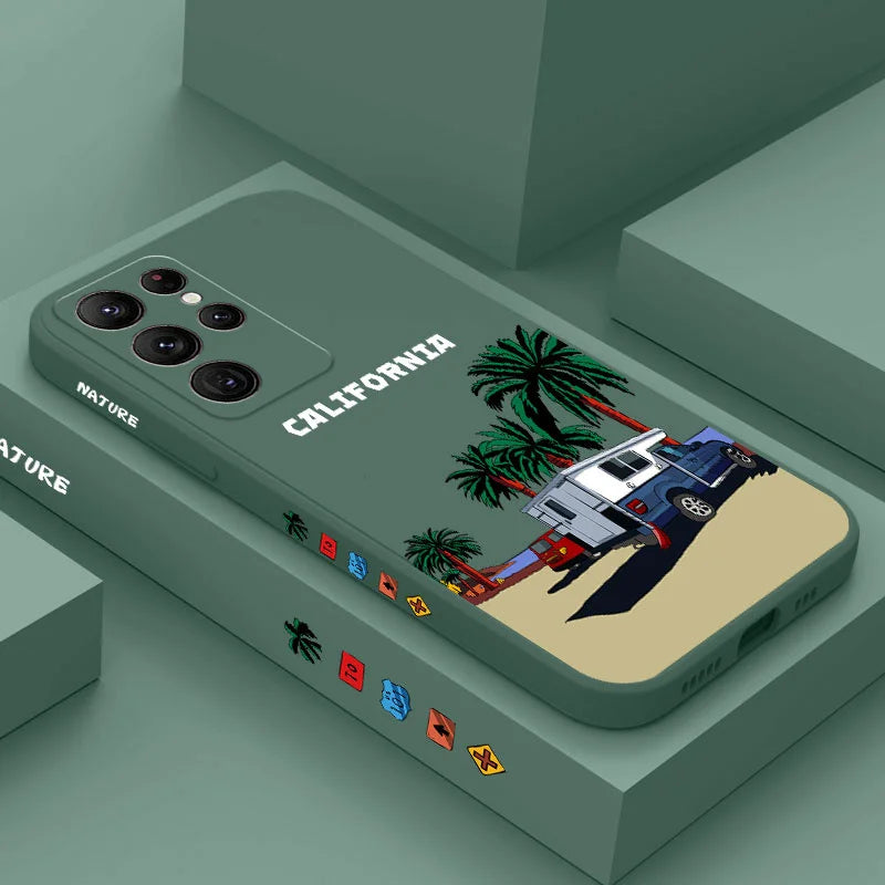 Travel Road Phone Case For Samsung Galaxy S26 Plus Ultra Silicone Cover